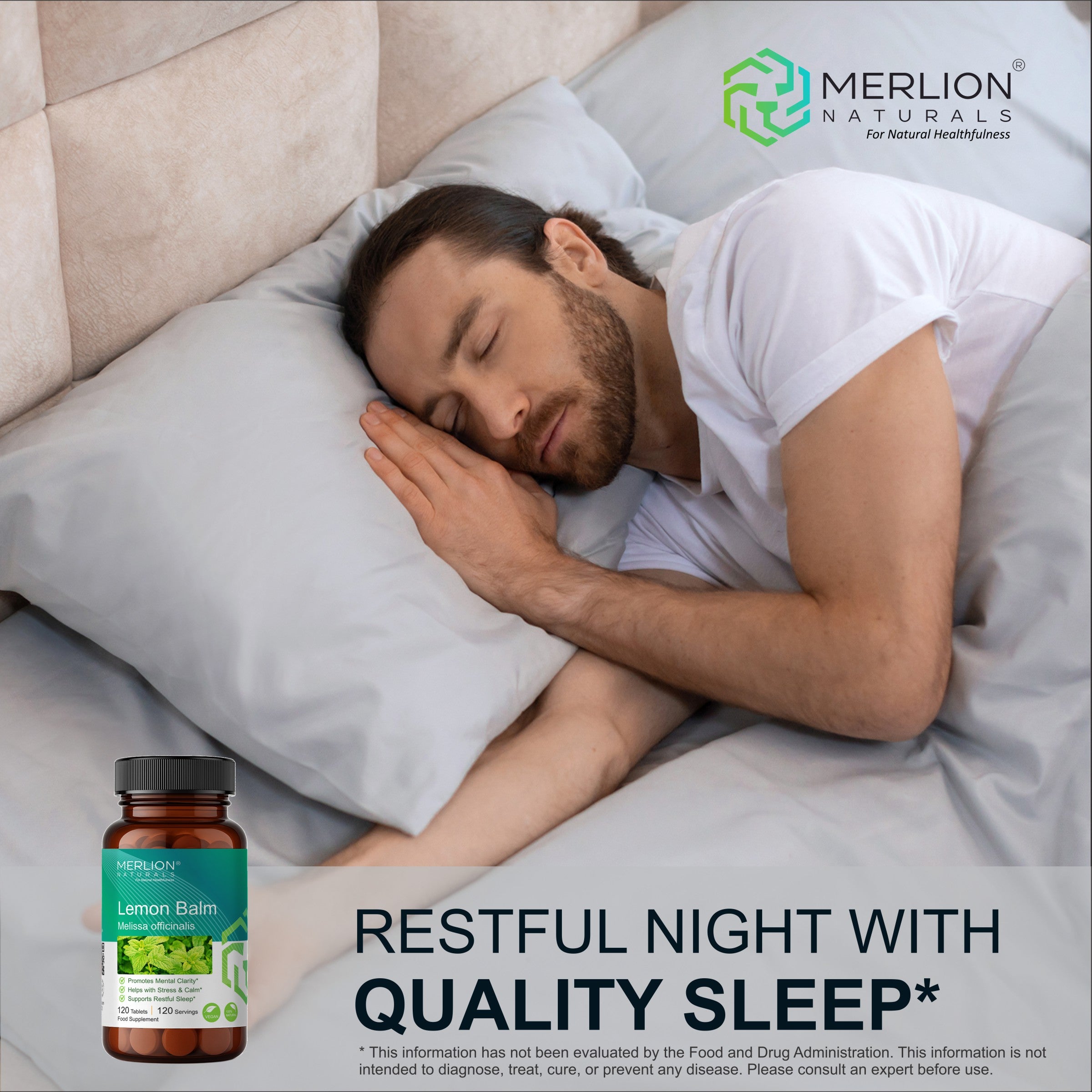 Lemon Balm Tablets | Melissa officinalis | 500mg