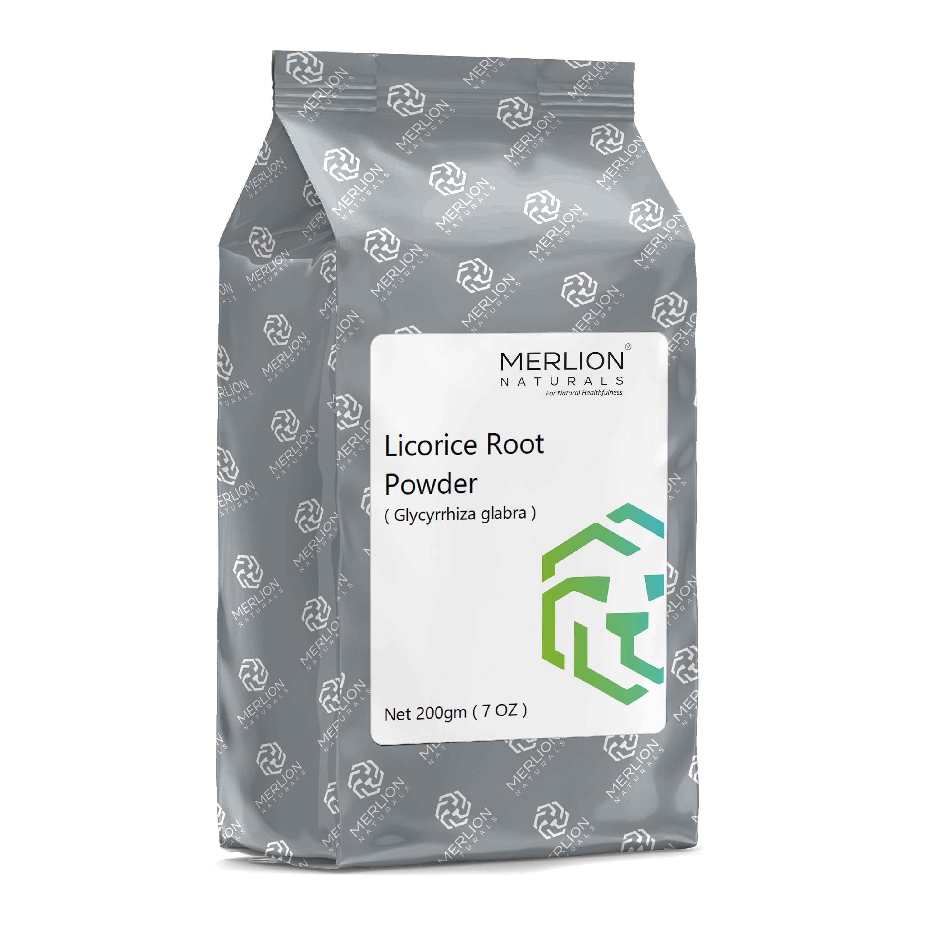 Merlion Naturals Licorice Powder 200gm, Front view, Brightening, Anti-inflammatory, Melanin Control, Antioxidant