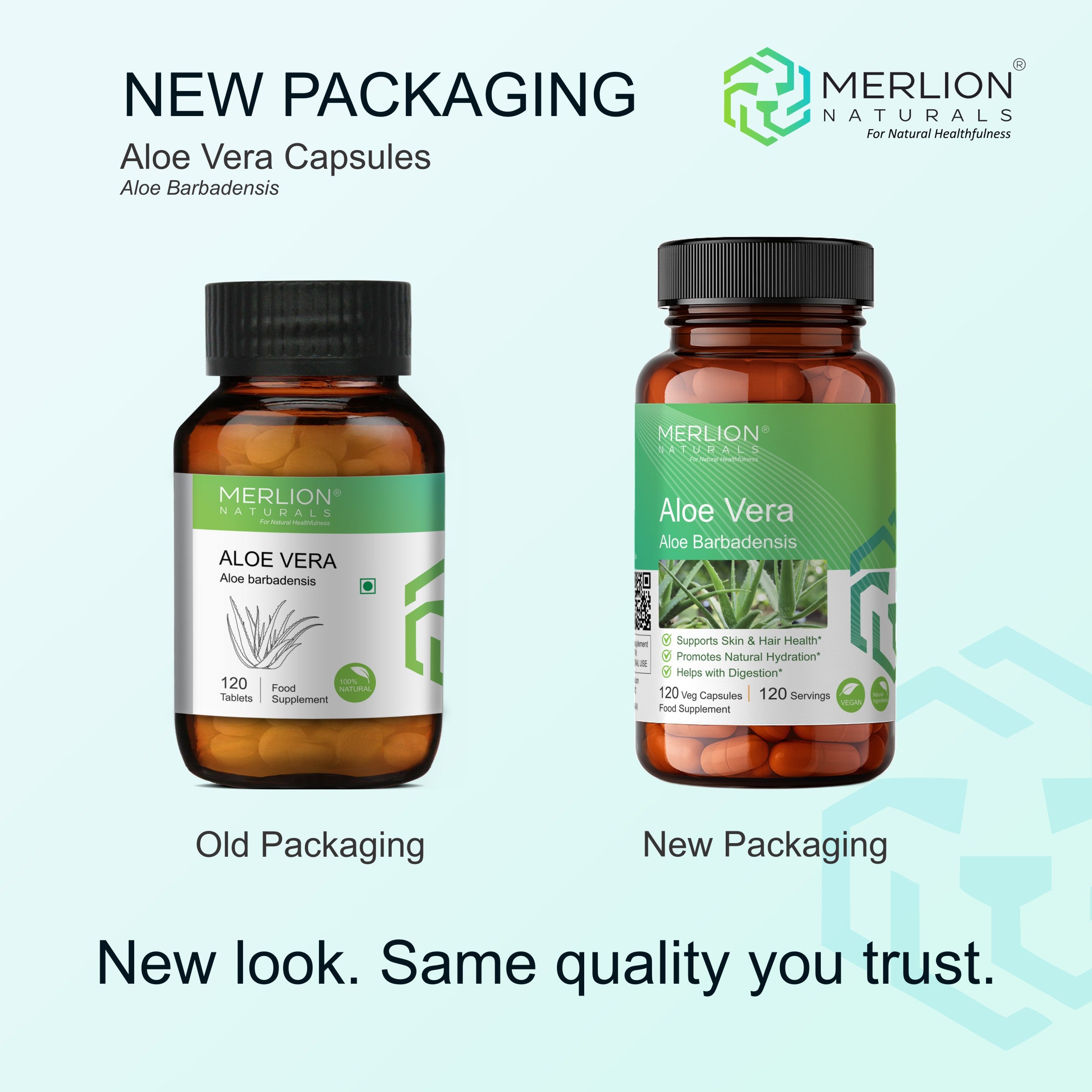 Aloe Vera Extract Capsules | Aloe barbadensis | 100mg