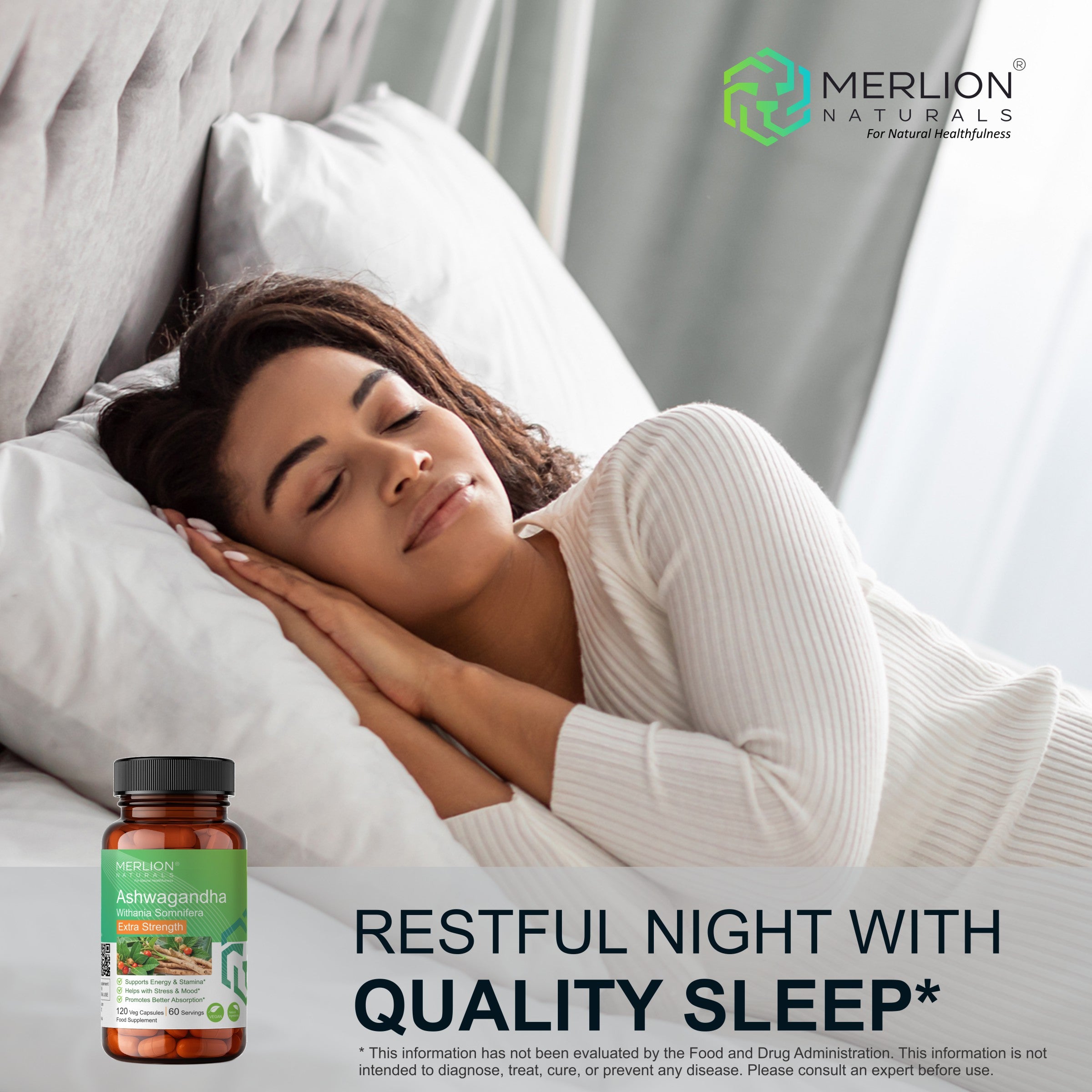 Ashwagandha Extra Strength Capslues | Withania somnifera | 1500mg