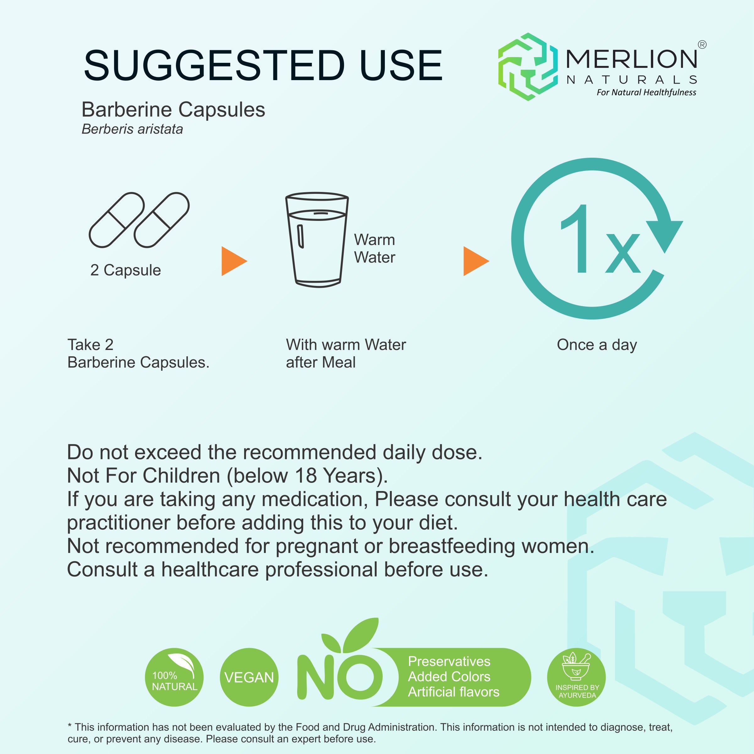 Barberine / Daru Haldi 1000mg Capsules (60 Capsules)