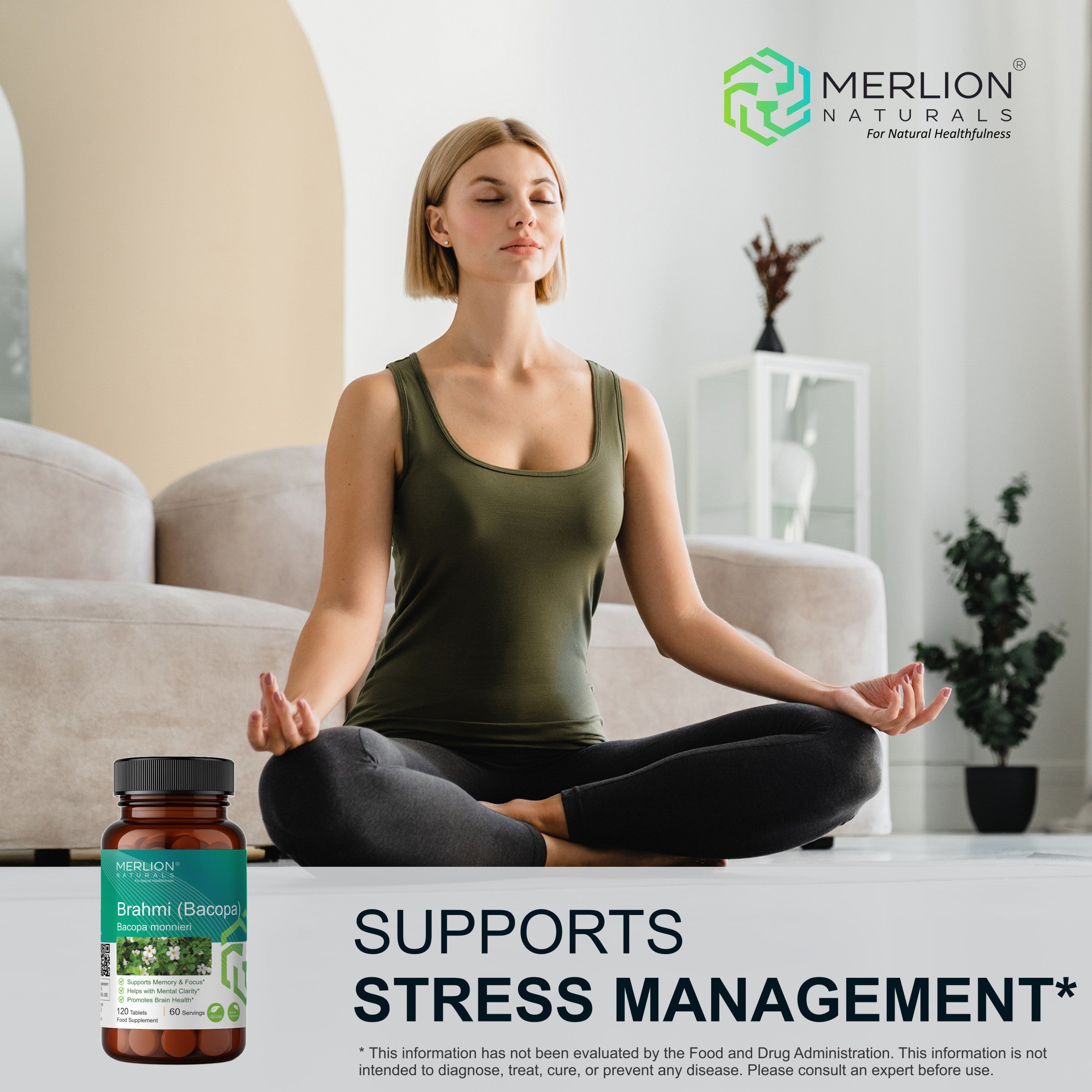 Brahmi ( Bacopa ) Extract Tablets | Bacopa monnieri | 500mg