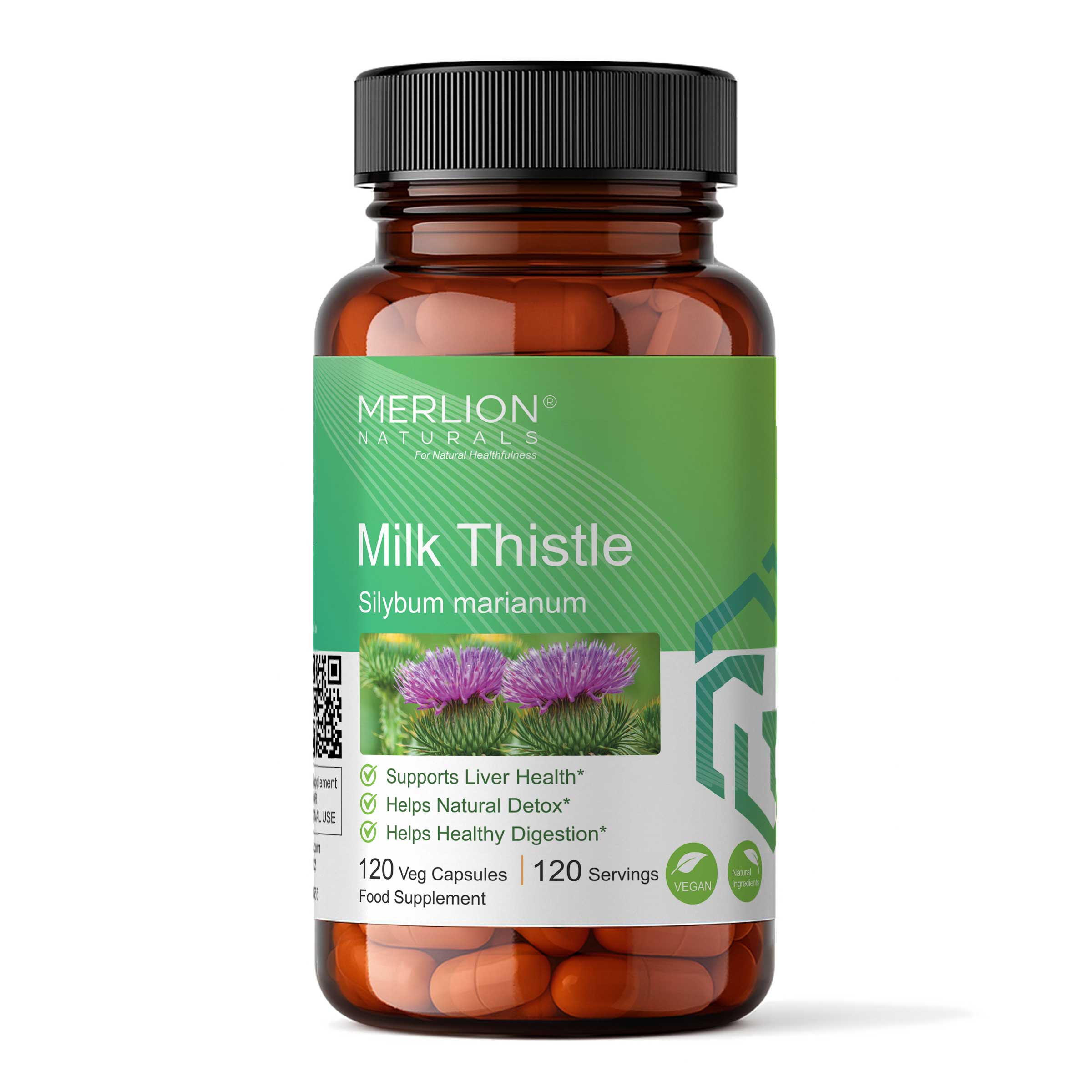 Milk Thistle Extract Capsules | Silybum marianum | 150mg (120 Capsules)