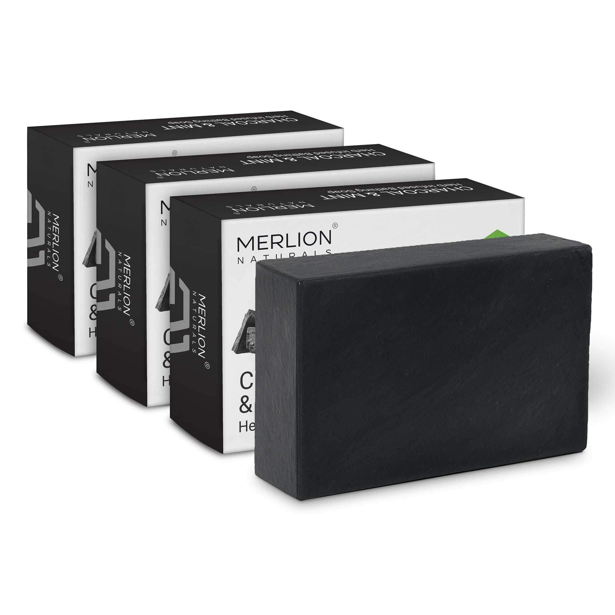 Charcoal & Mint Glycerine Soap (100gm x 3)