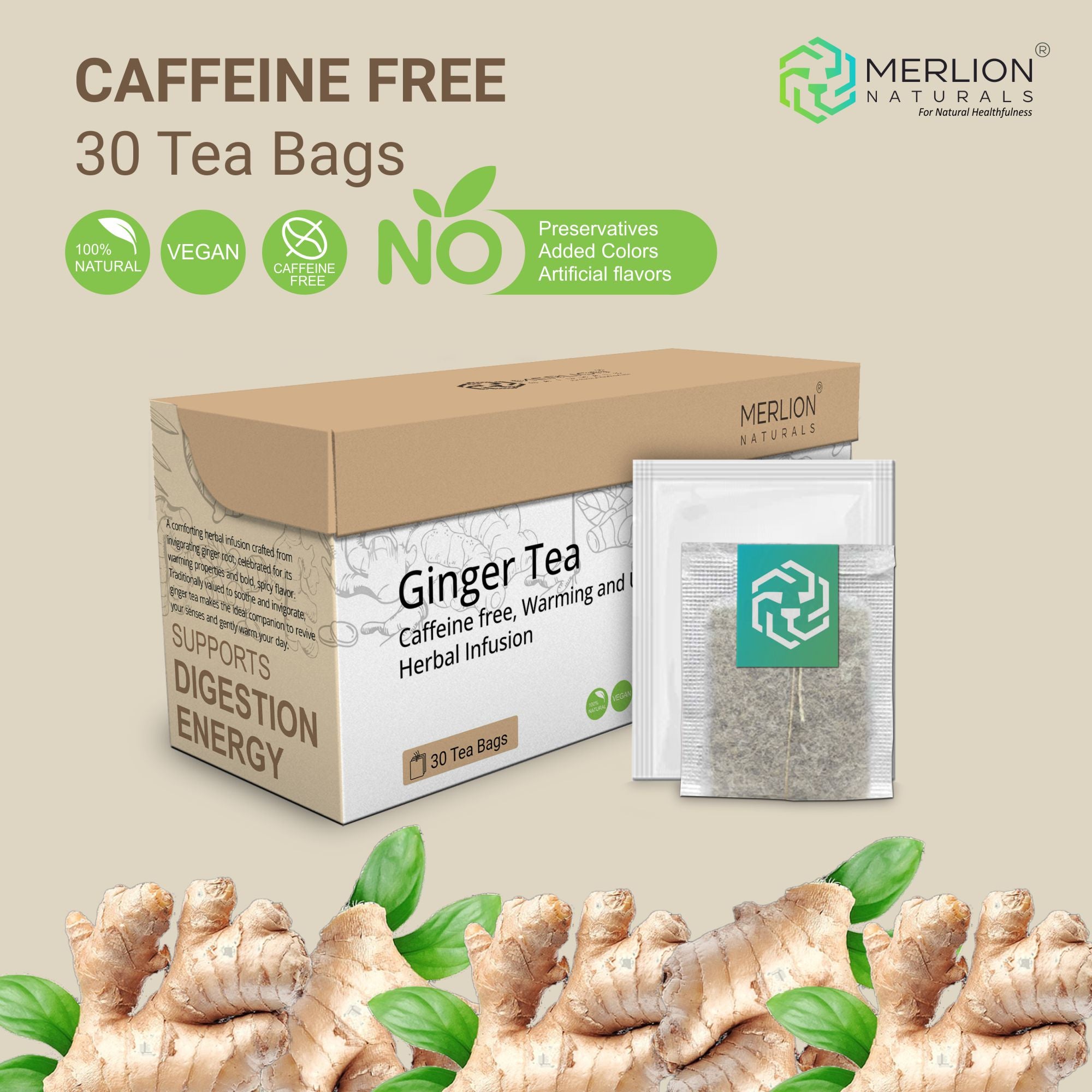 Ginger Tea - 30 Tea Bag