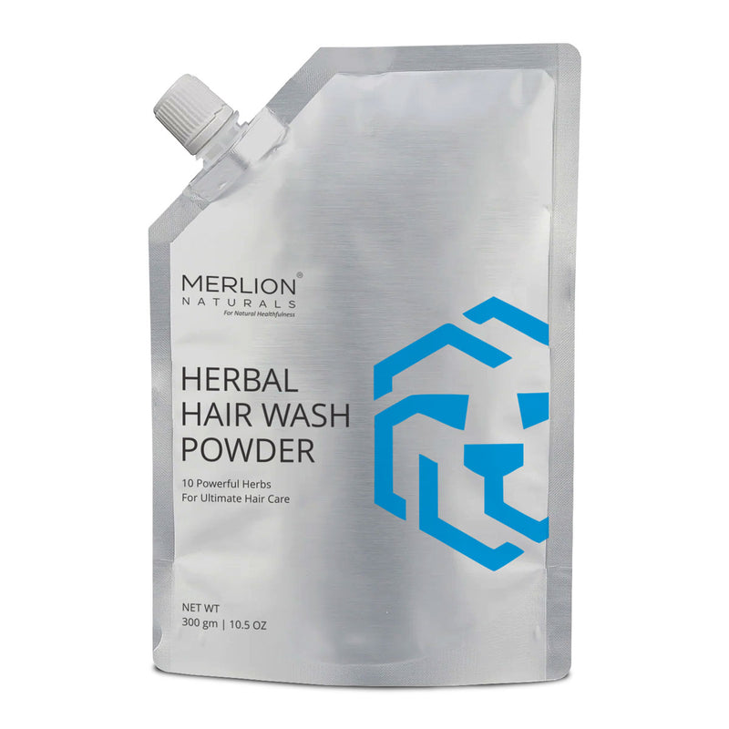 Herbal Hair Wash Powder by Merlion Naturals 300gm