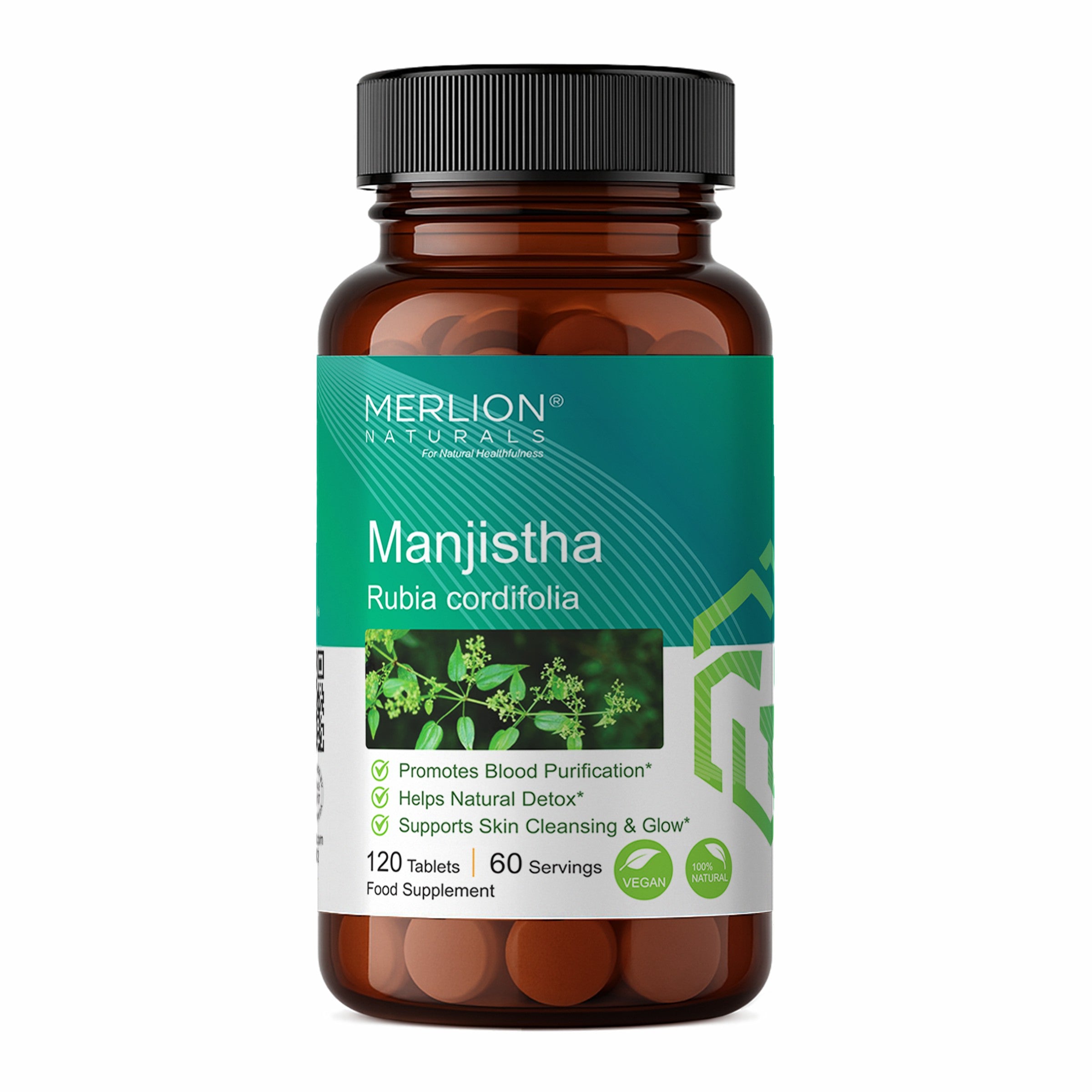 Manjistha Extract Tablets | Indian maddar / Rubia cordifolia | 500mg