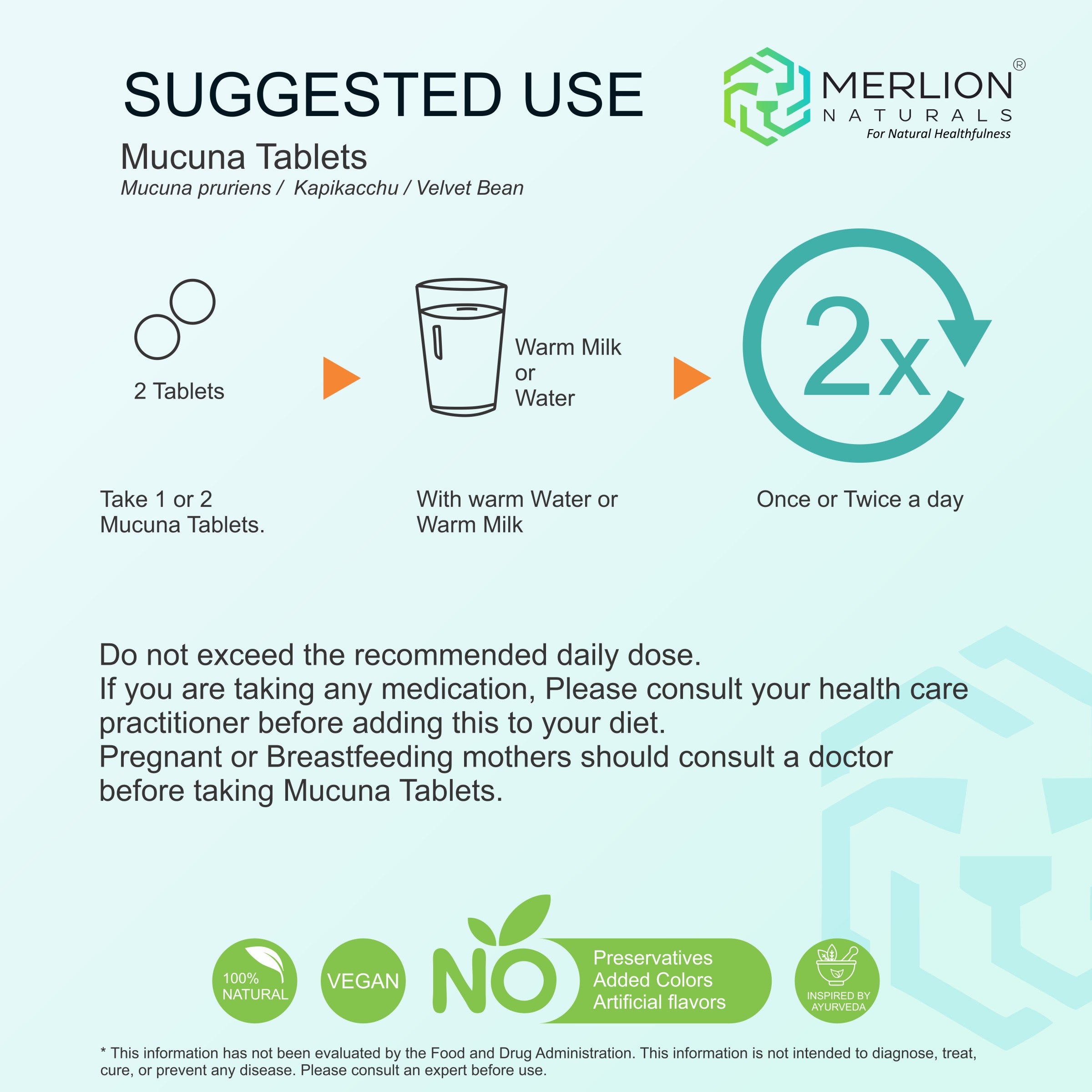 Mucuna Extract Tablets | Kapikachu / Mucuna pruriens | 500mg
