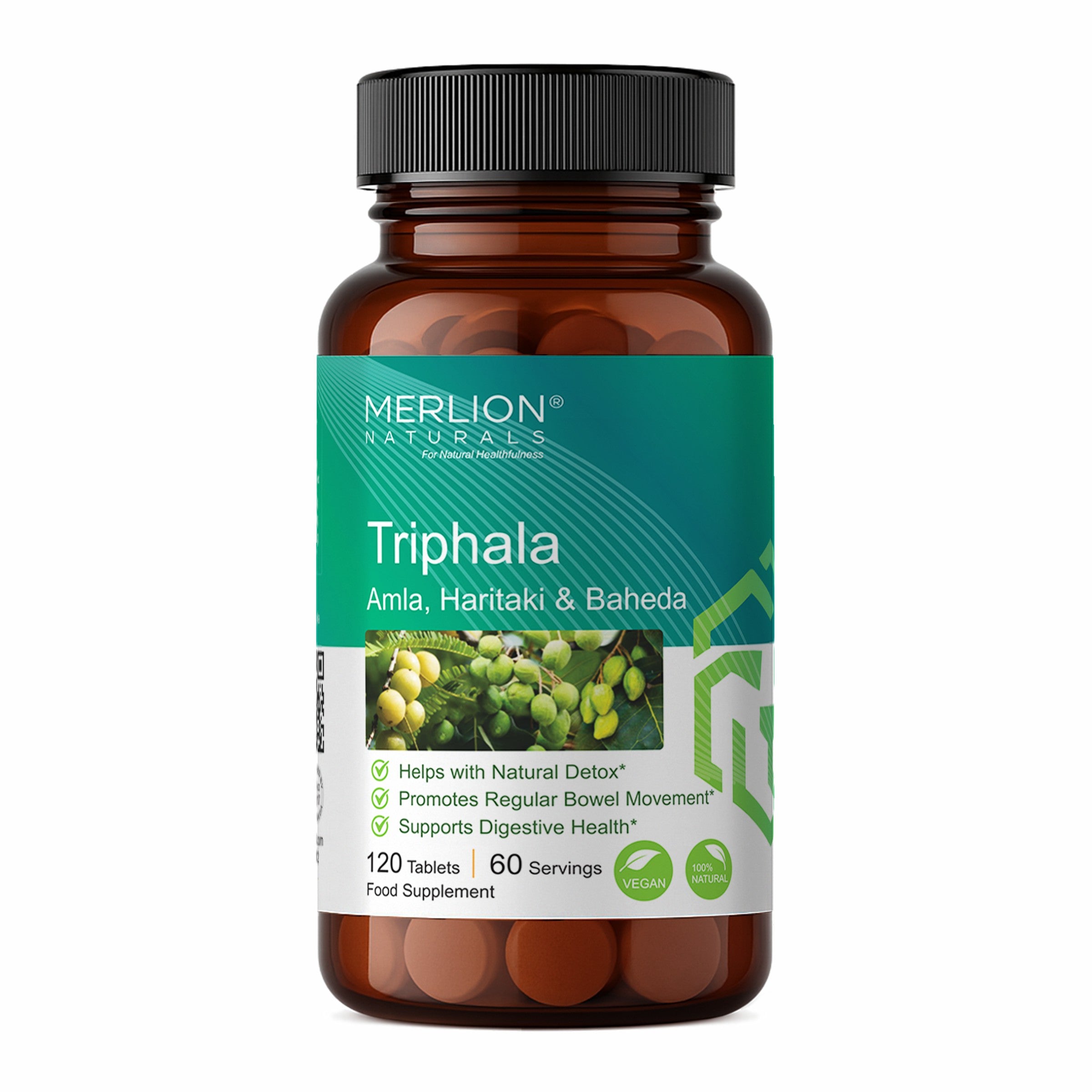 Triphala Extract Tablets | Amla, Haritaki & Baheda | 500mg