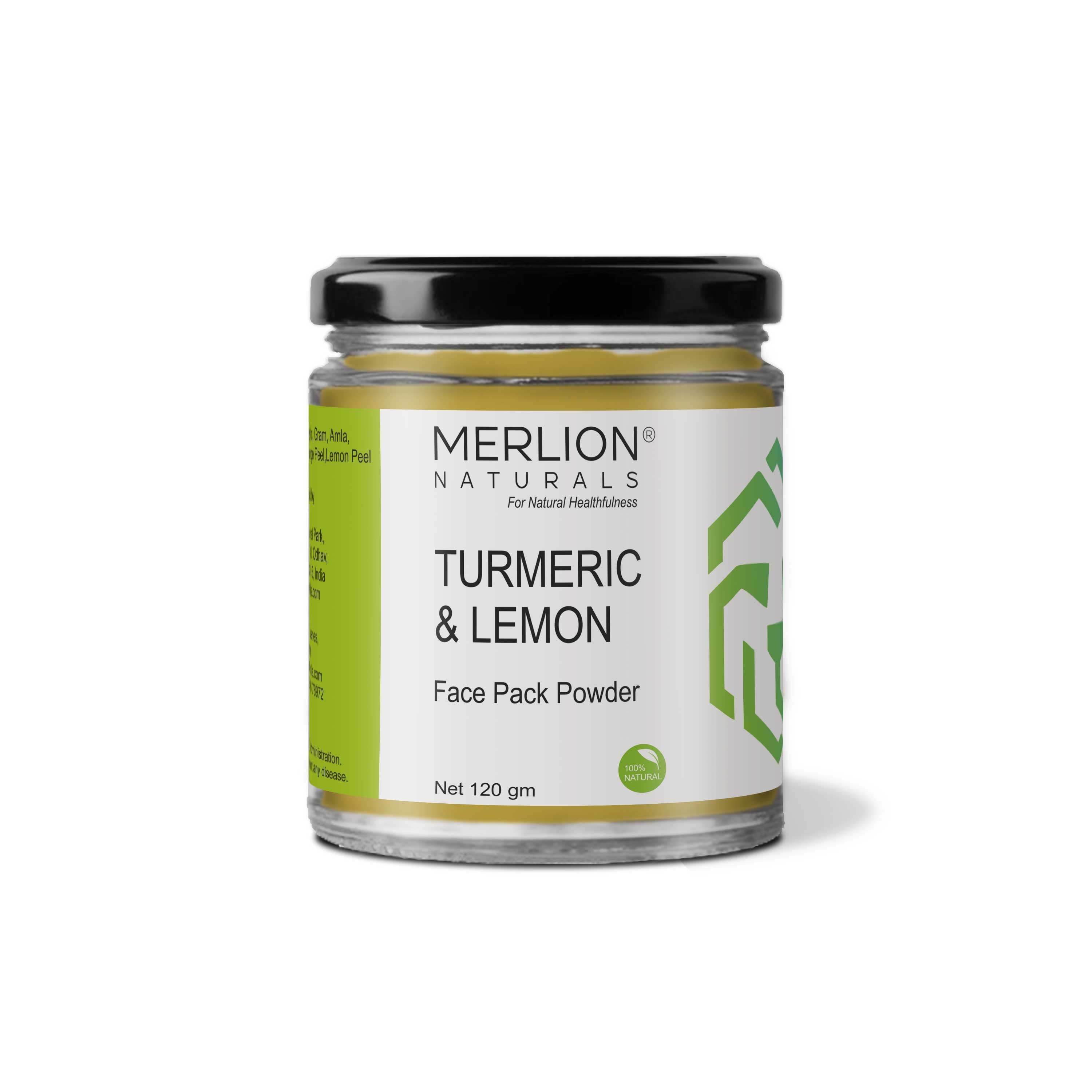 Turmeric & Lemon Face Pack Powder 120gm