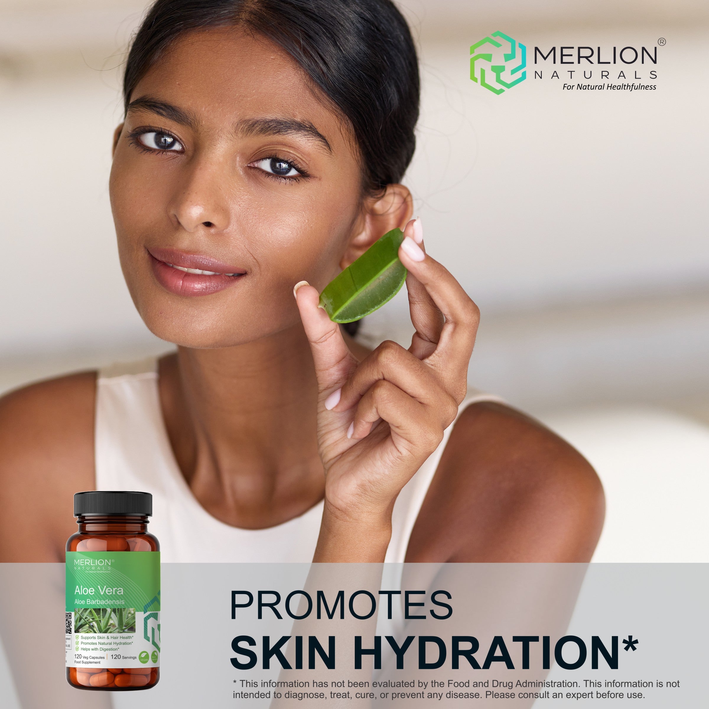 Aloe Vera Extract Capsules | Aloe barbadensis | 100mg