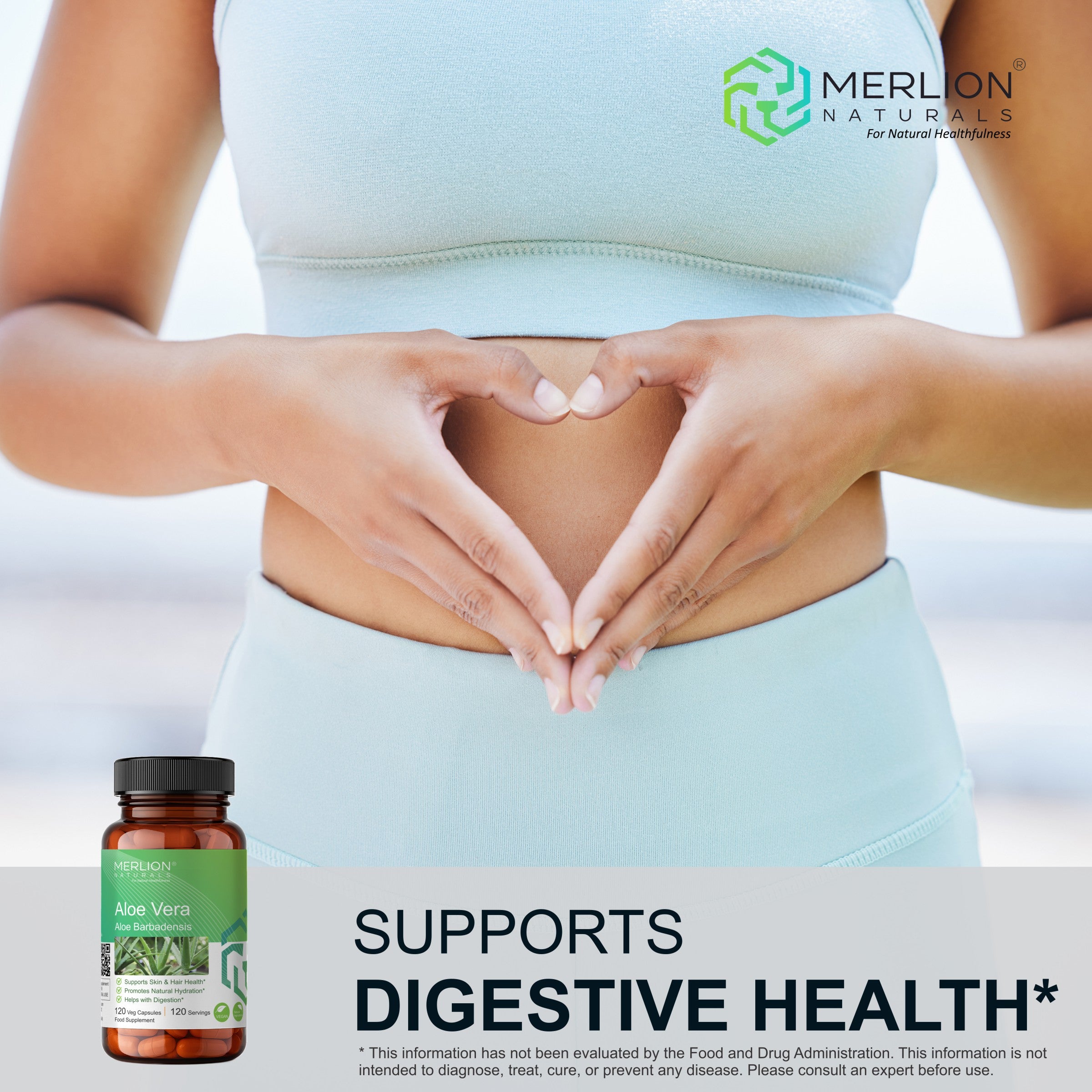 Aloe Vera Extract Capsules | Aloe barbadensis | 100mg