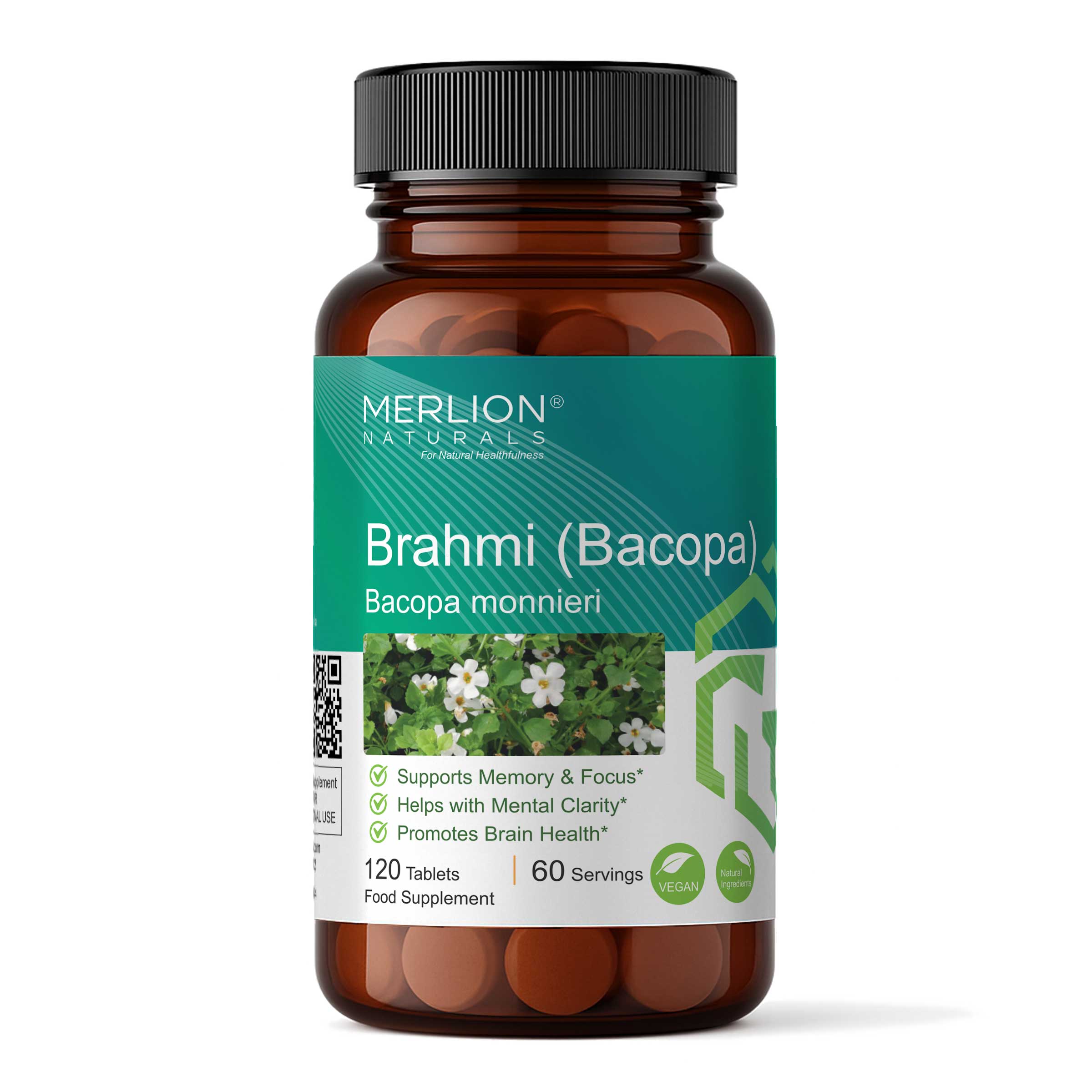Brahmi ( Bacopa ) Extract Tablets | Bacopa monnieri | 500mg