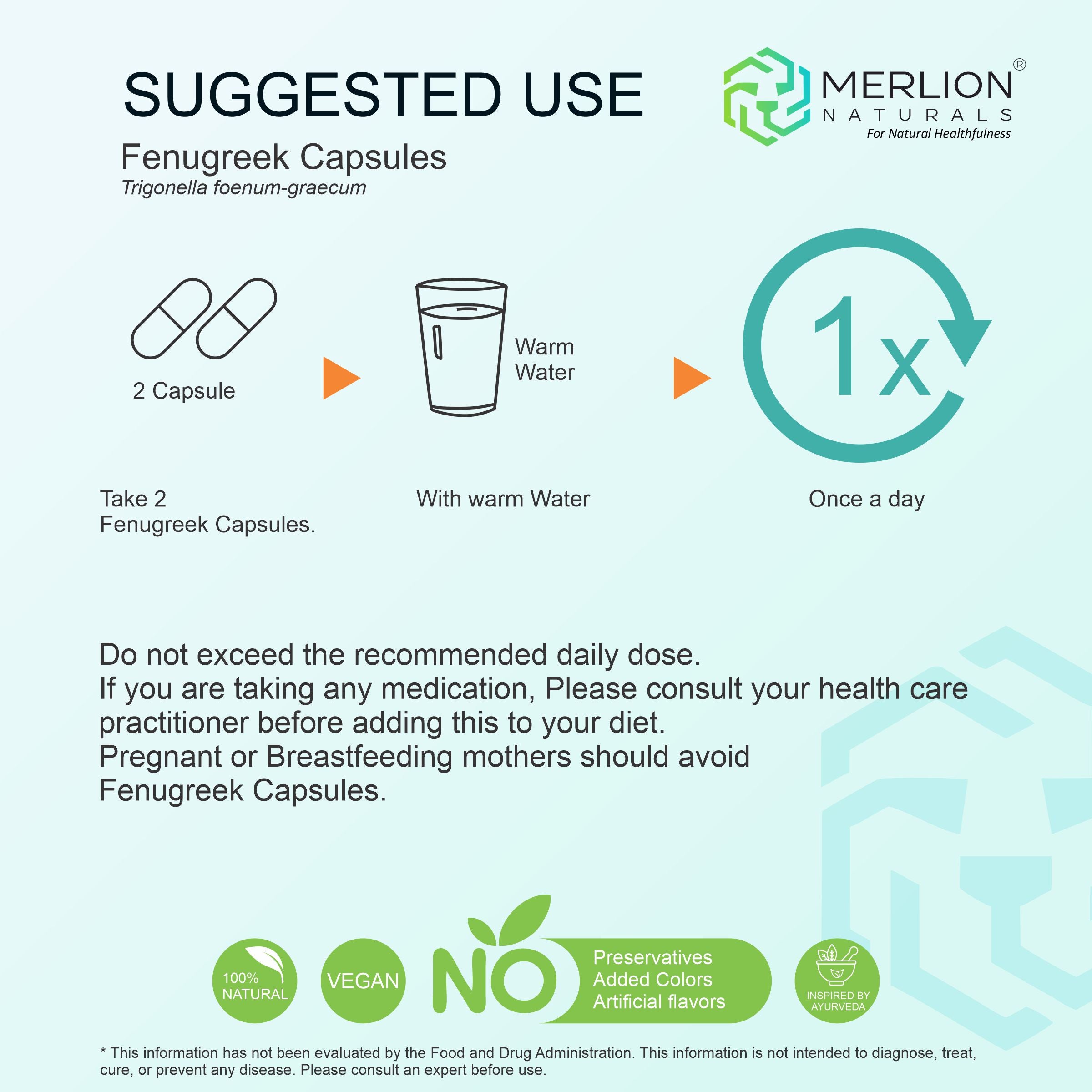 Fenugreek Capsules | Methi / Trigonella foenum-graecum | 700mg