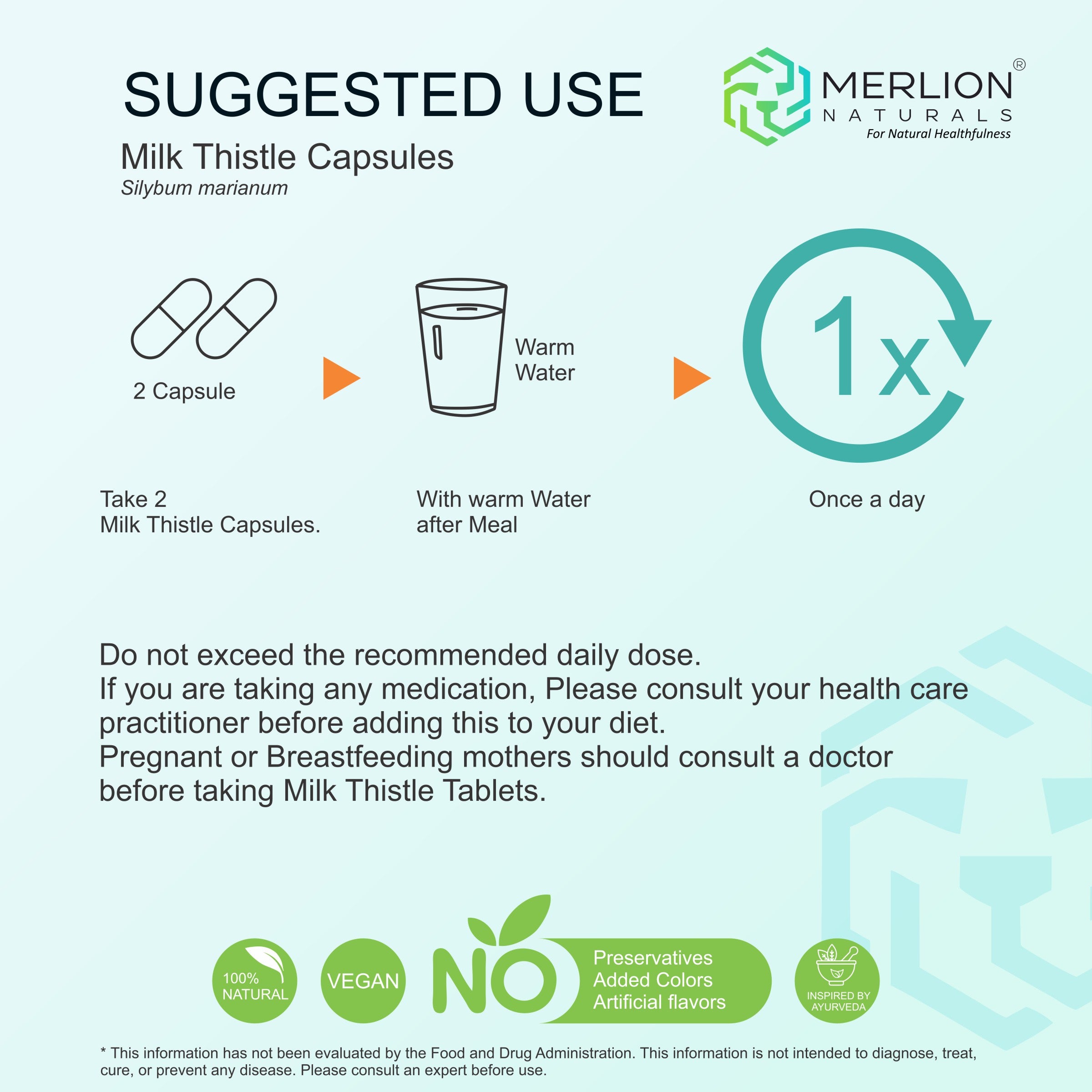 Milk Thistle Extract Capsules | Silybum marianum | 150mg (120 Capsules)