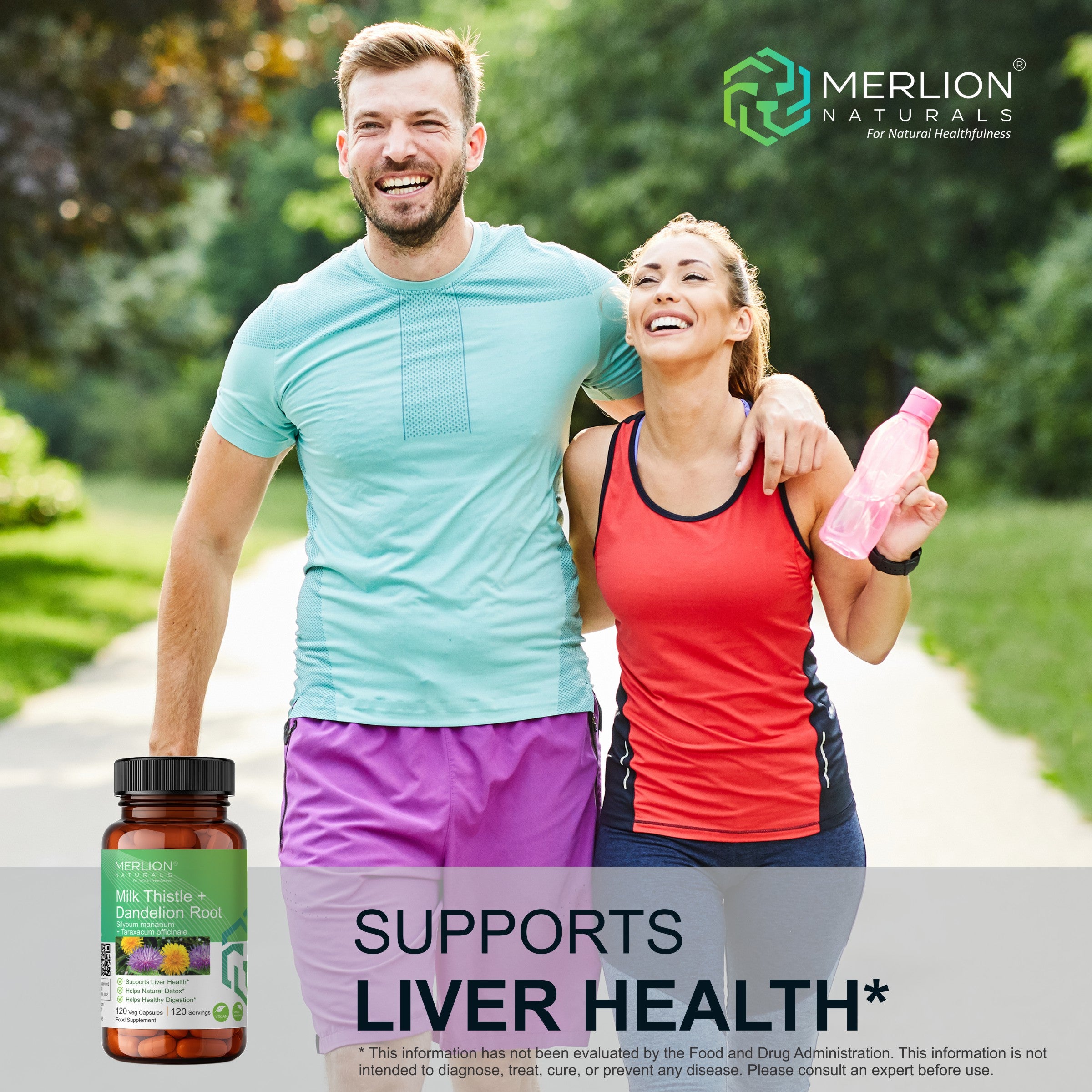 Milk Thistle and Dandelion Root Extract Capsules | Silybum marianum | 1050mg (120 Capsules)