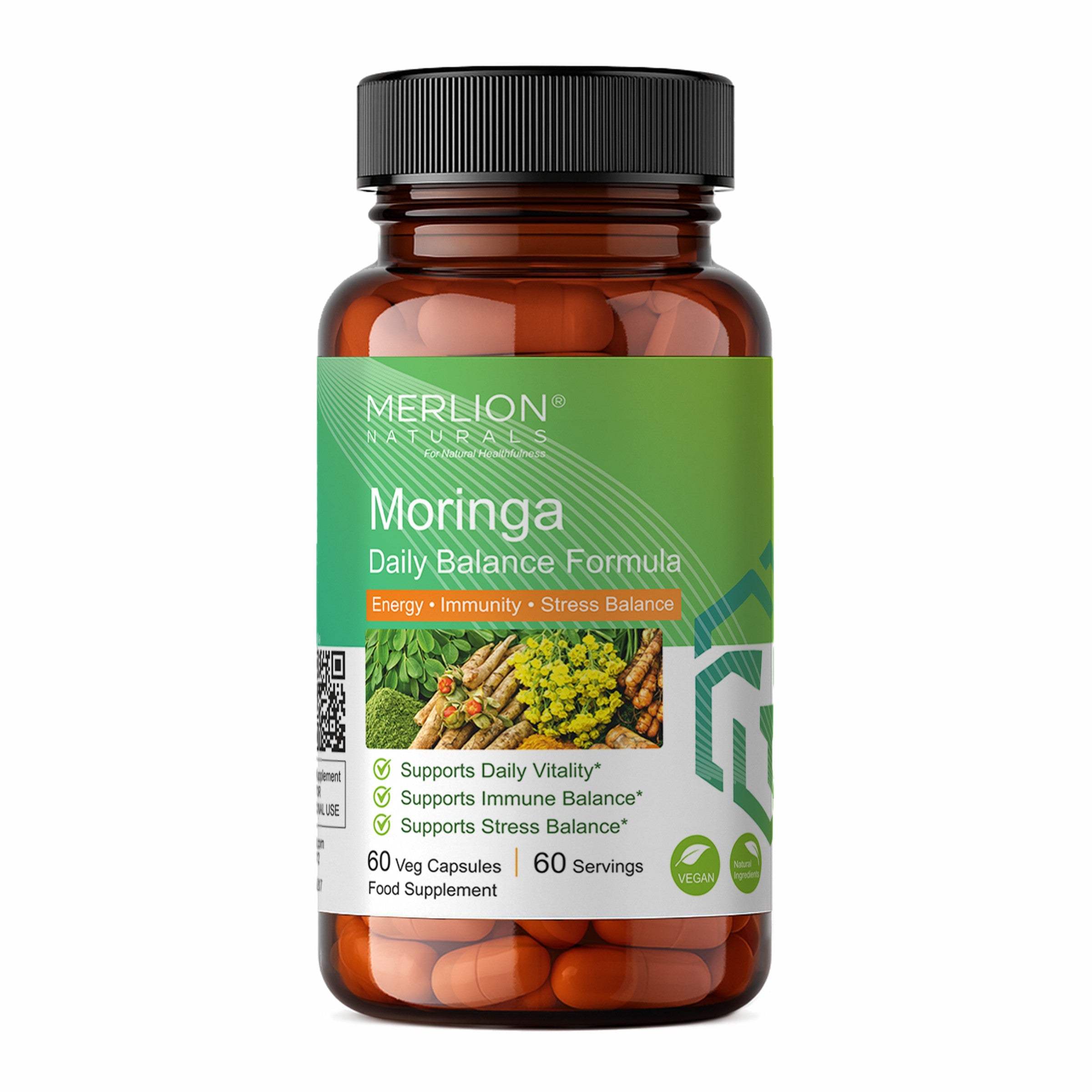 Moringa Daily Balance Formula 500mg Capsules (60 Capsules)