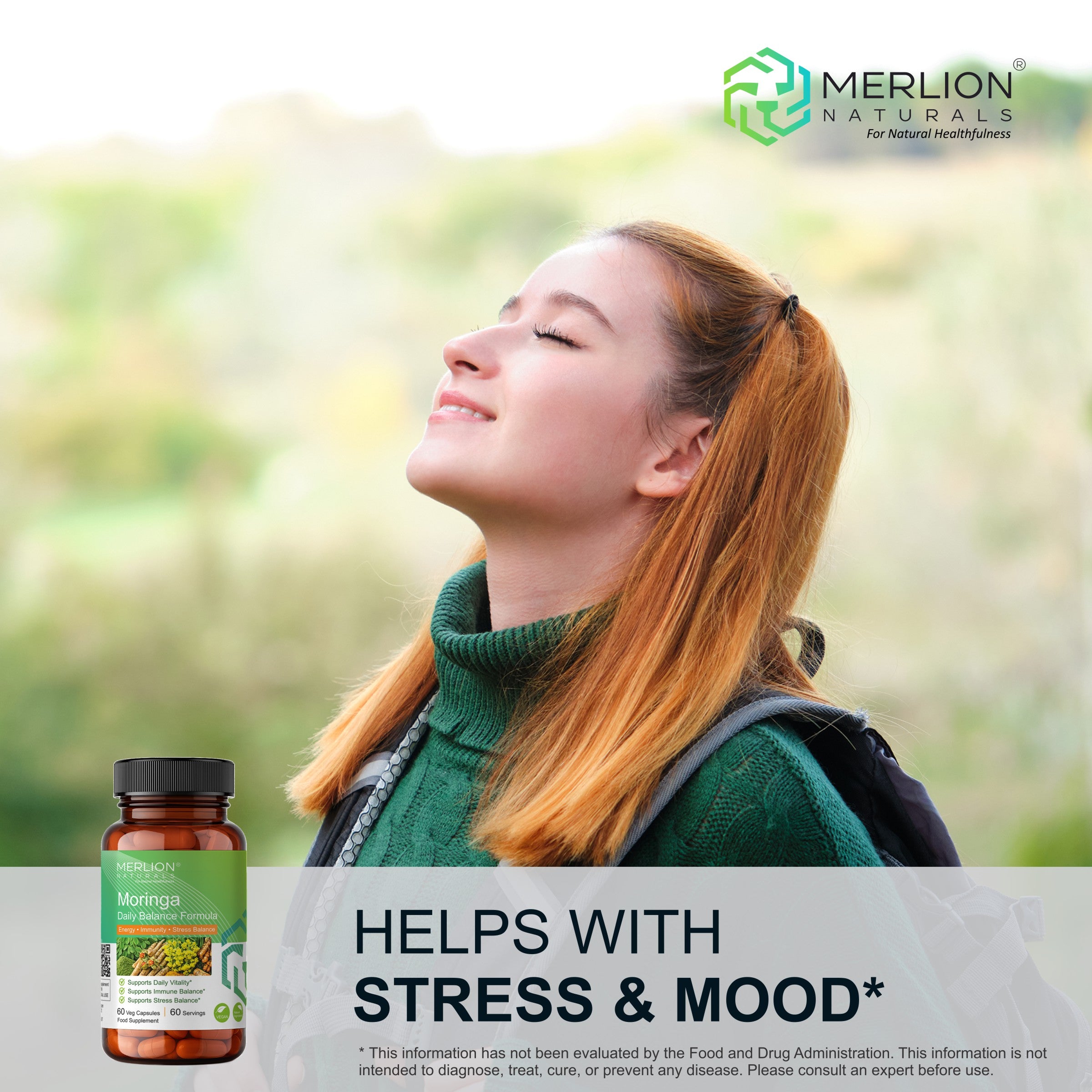 Moringa Daily Balance Formula 500mg Capsules (60 Capsules)