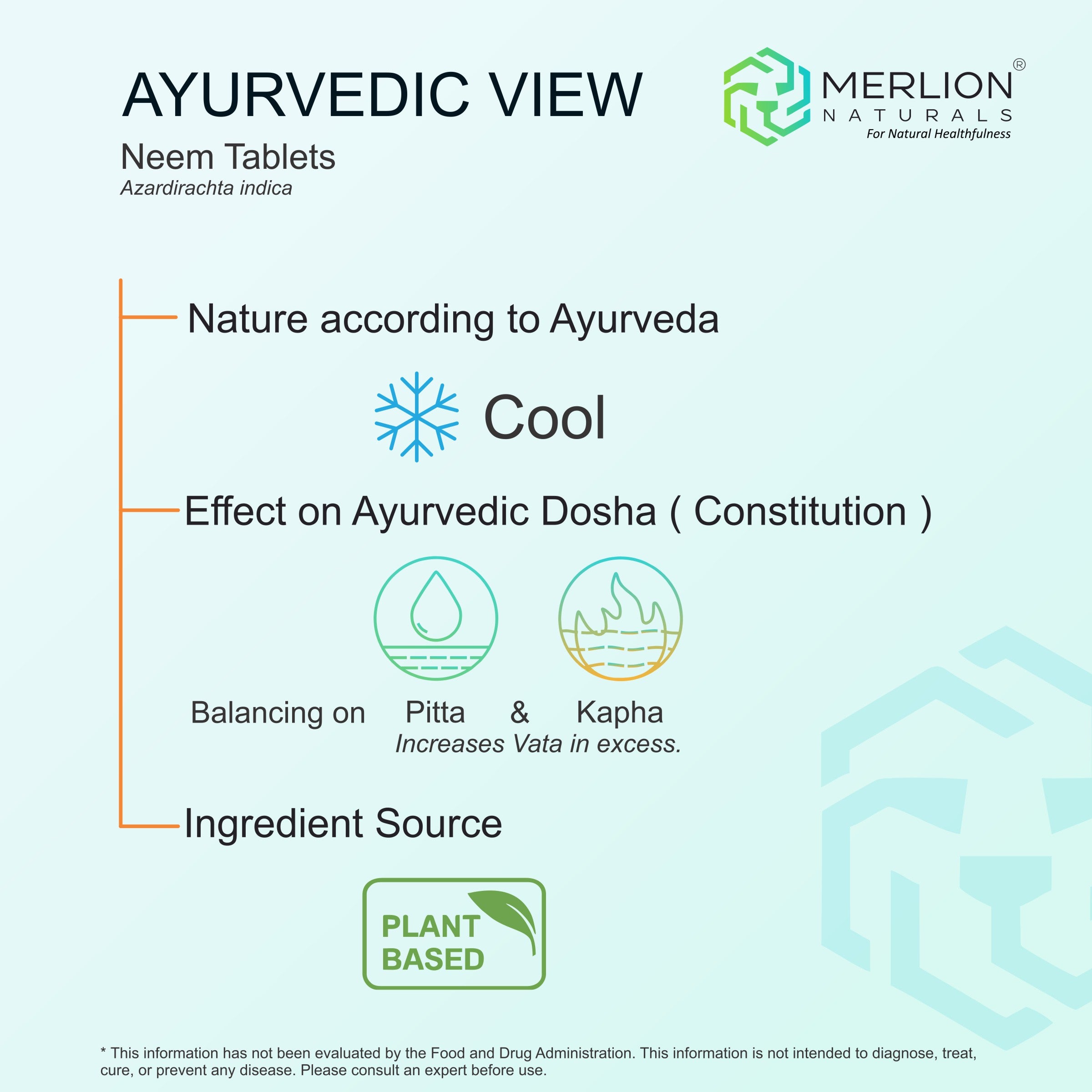 Neem Extract Tablets | Azardirachta indica | 500mg