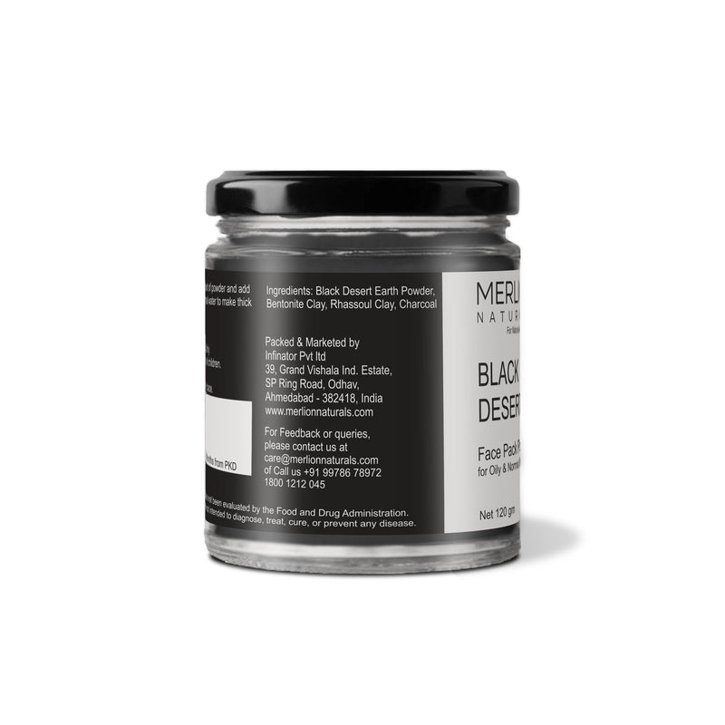 Black Desert Face Pack Powder | 120gm