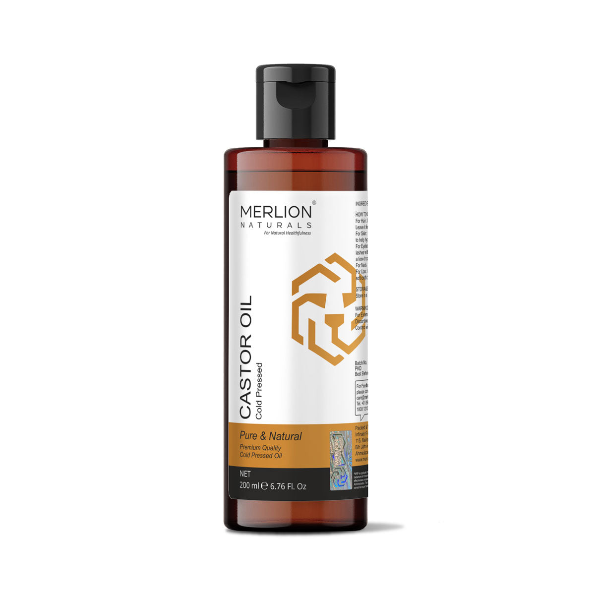 Cold Pressed Castor Oil | 200ml