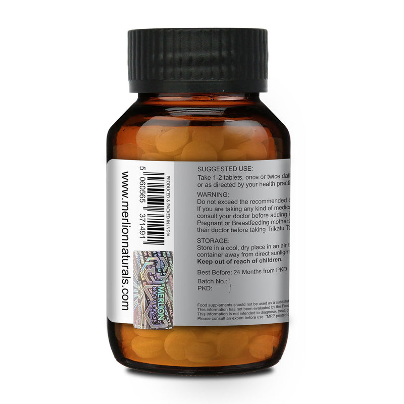 Trikatu Extract Tablets | Ginger, Black Pepper and Pippali | 500mg